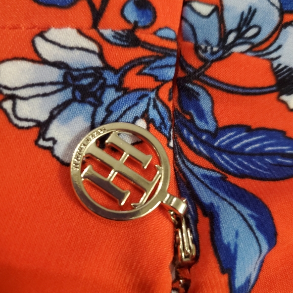 Tommy Hilfiger Orange Floral Jumpsuit - Picture 6 of 7